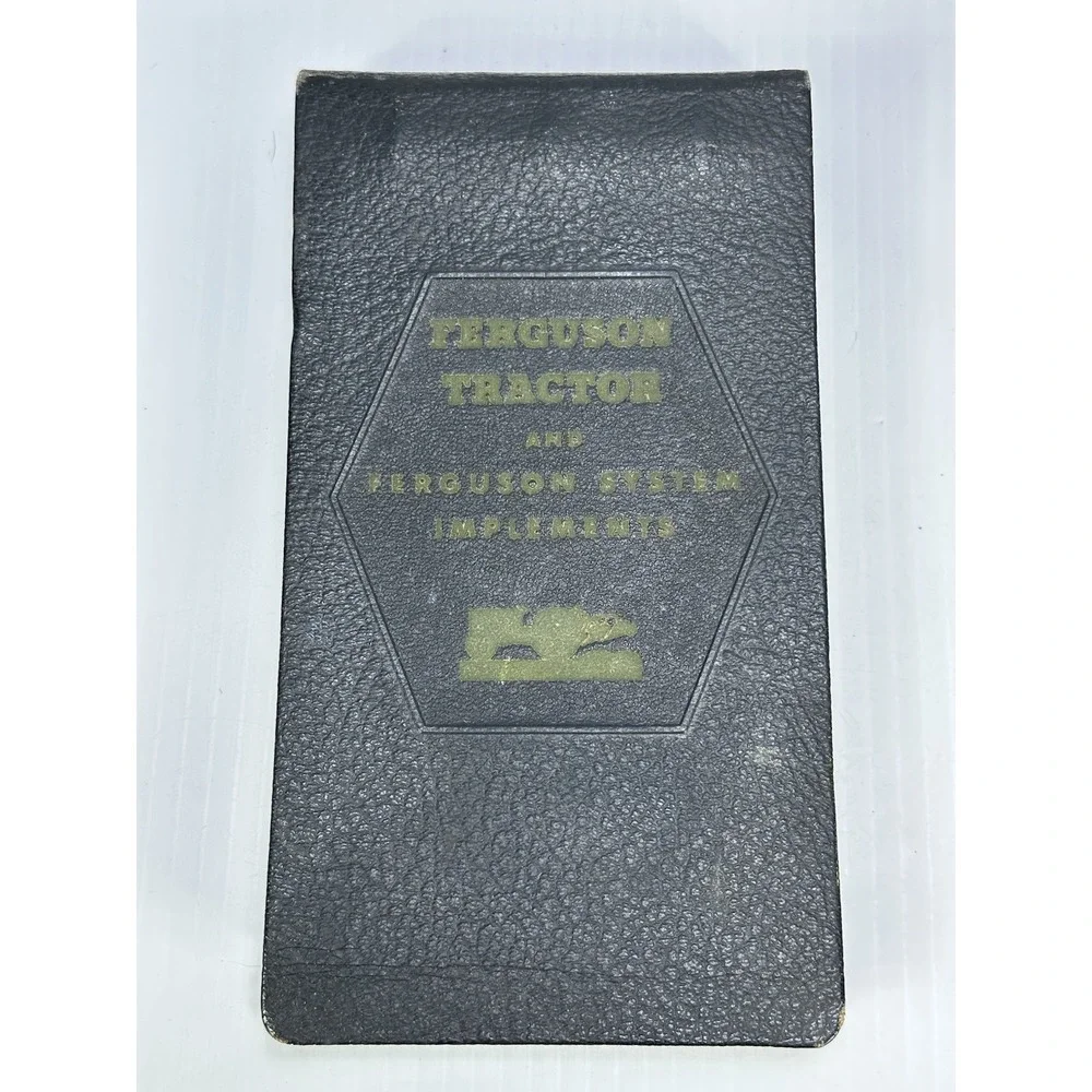 Vtg Ferguson Tractor System Implements Photos Salesman Pocket Binder Manual 40s